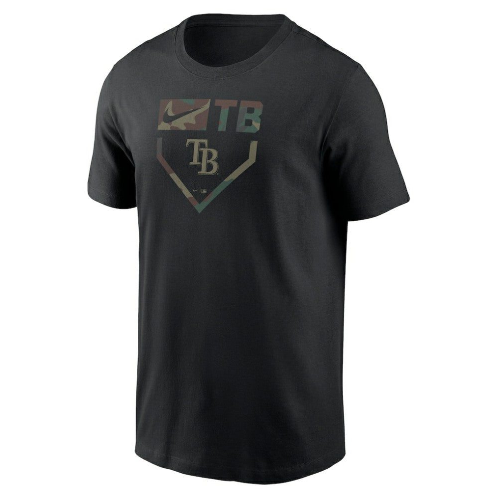Tampa Bay Rays Camo T-Shirt Black