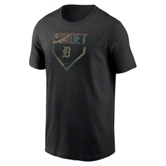Detroit Tigers Camo T-Shirt Black