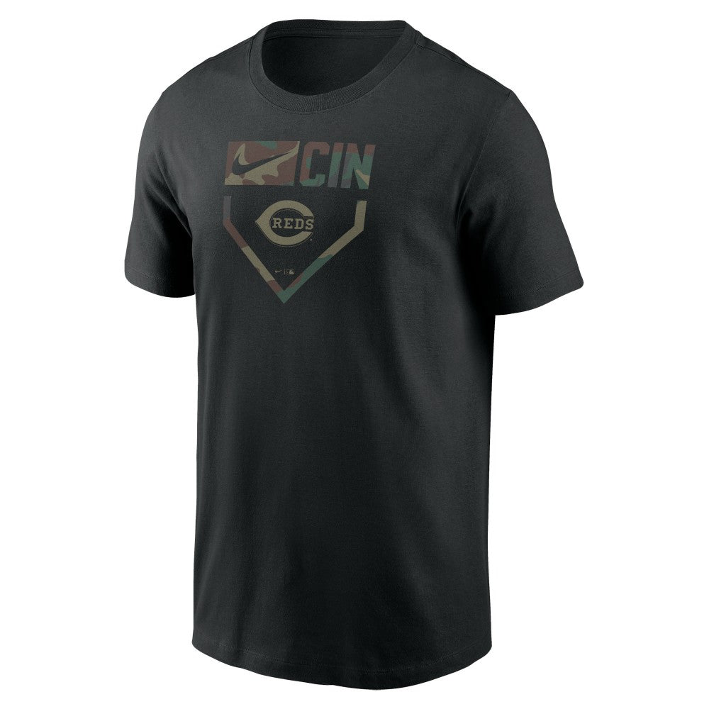 Cincinnati Reds Camo T-Shirt Black