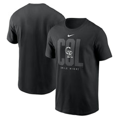Colorado Rockies Fashion Local T-Shirt Black