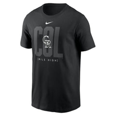 Colorado Rockies Fashion Local T-Shirt Black