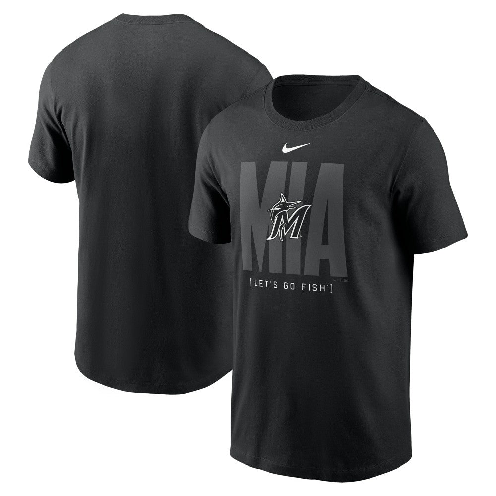 Miami Marlins Fashion Local T-Shirt Black