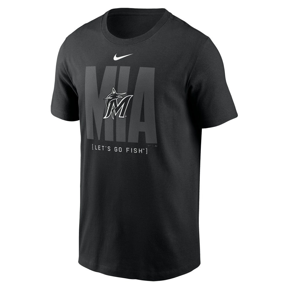 Miami Marlins Fashion Local T-Shirt Black