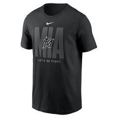 Miami Marlins Fashion Local T-Shirt Black