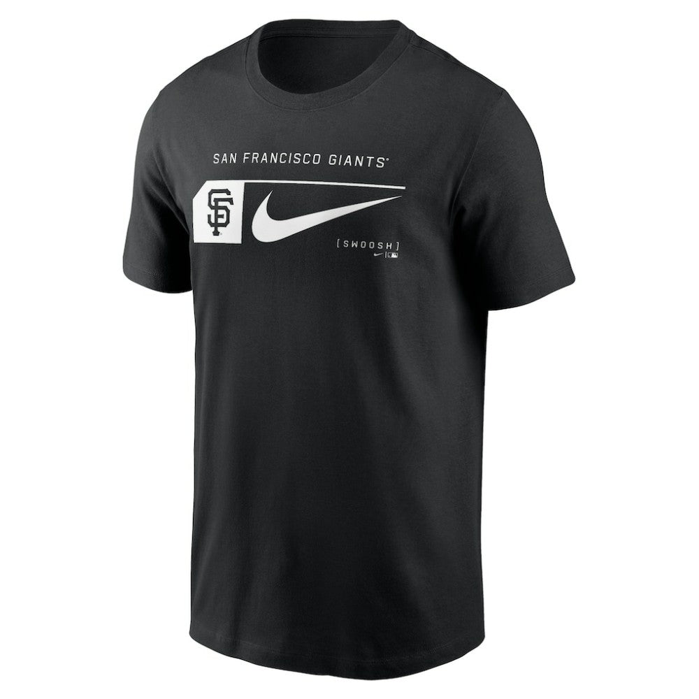 San Francisco Giants Fashion Graphic Swoosh T-Shirt Black