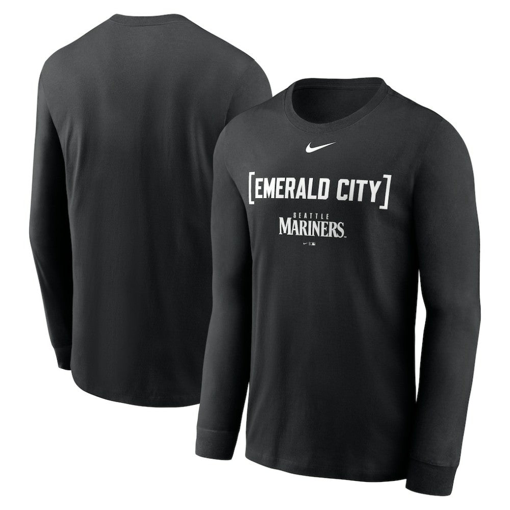 Seattle Mariners Local Nickname Long Sleeve T-Shirt Black