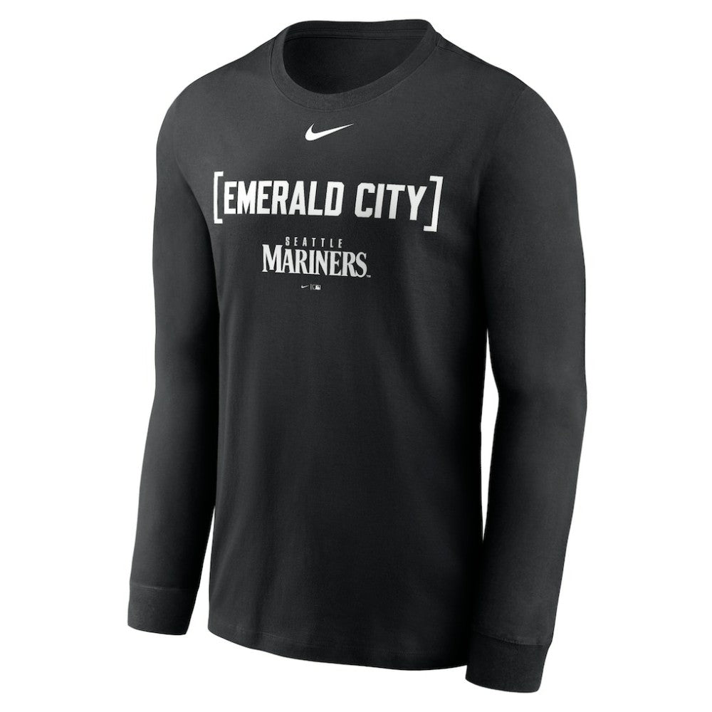 Seattle Mariners Local Nickname Long Sleeve T-Shirt Black