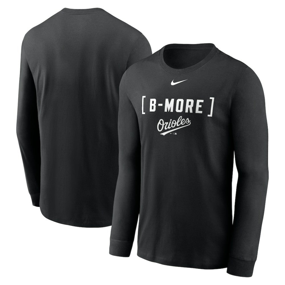 Baltimore Orioles Local Nickname Long Sleeve T-Shirt Black