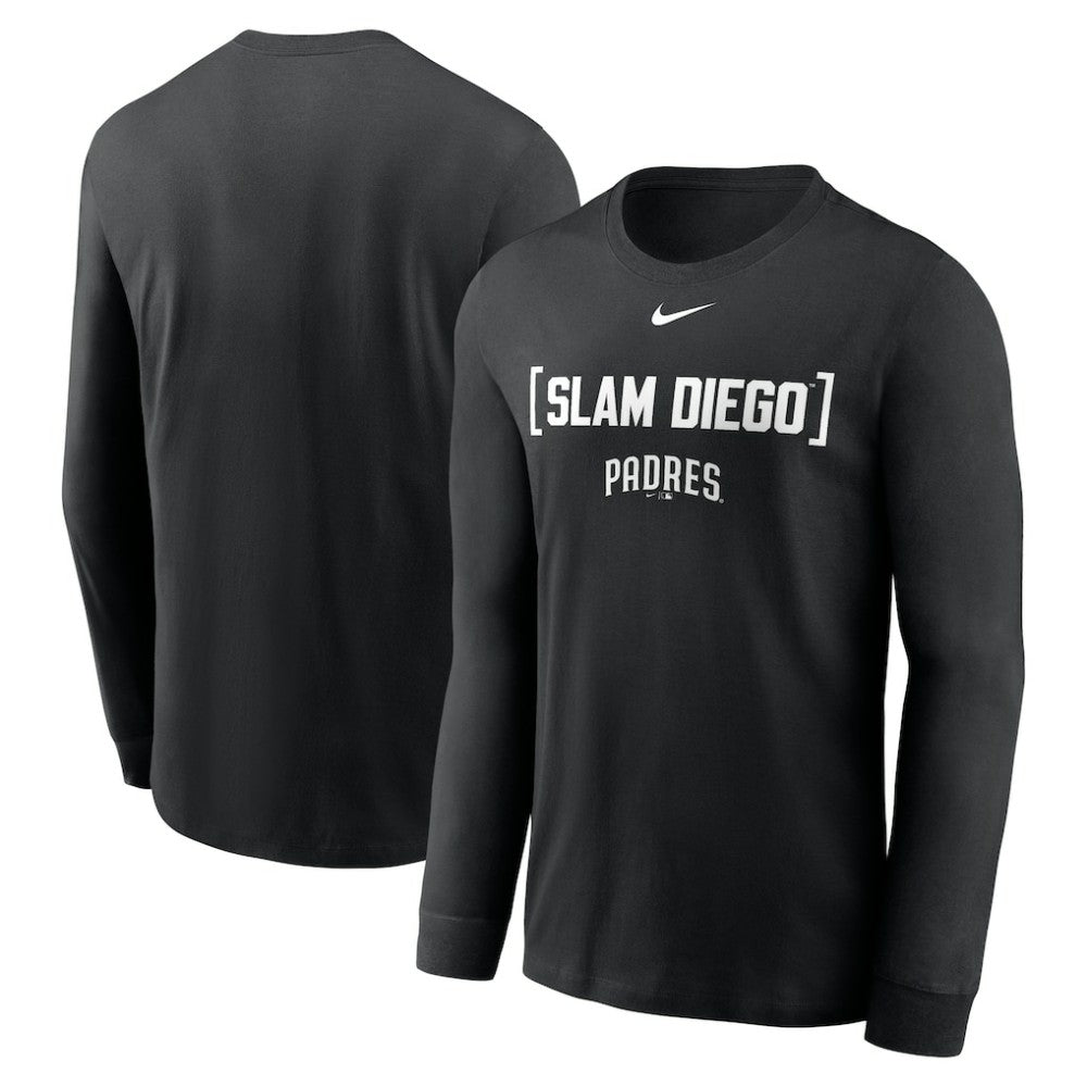 San Diego Padres Local Nickname Long Sleeve T-Shirt Black