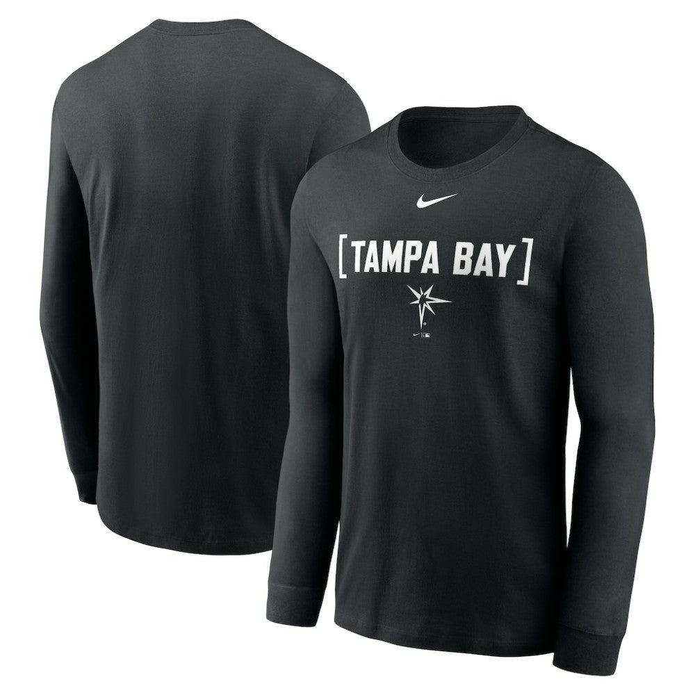 Tampa Bay Rays Local Nickname Long Sleeve T-Shirt Black