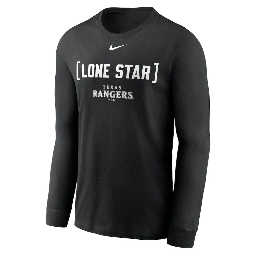 Texas Rangers Local Nickname Long Sleeve T-Shirt Black