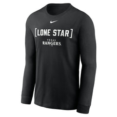 Texas Rangers Local Nickname Long Sleeve T-Shirt Black