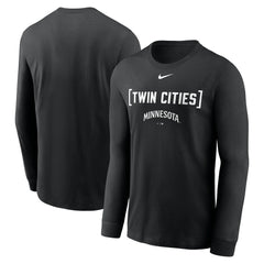 Minnesota Twins Local Nickname Long Sleeve T-Shirt Black