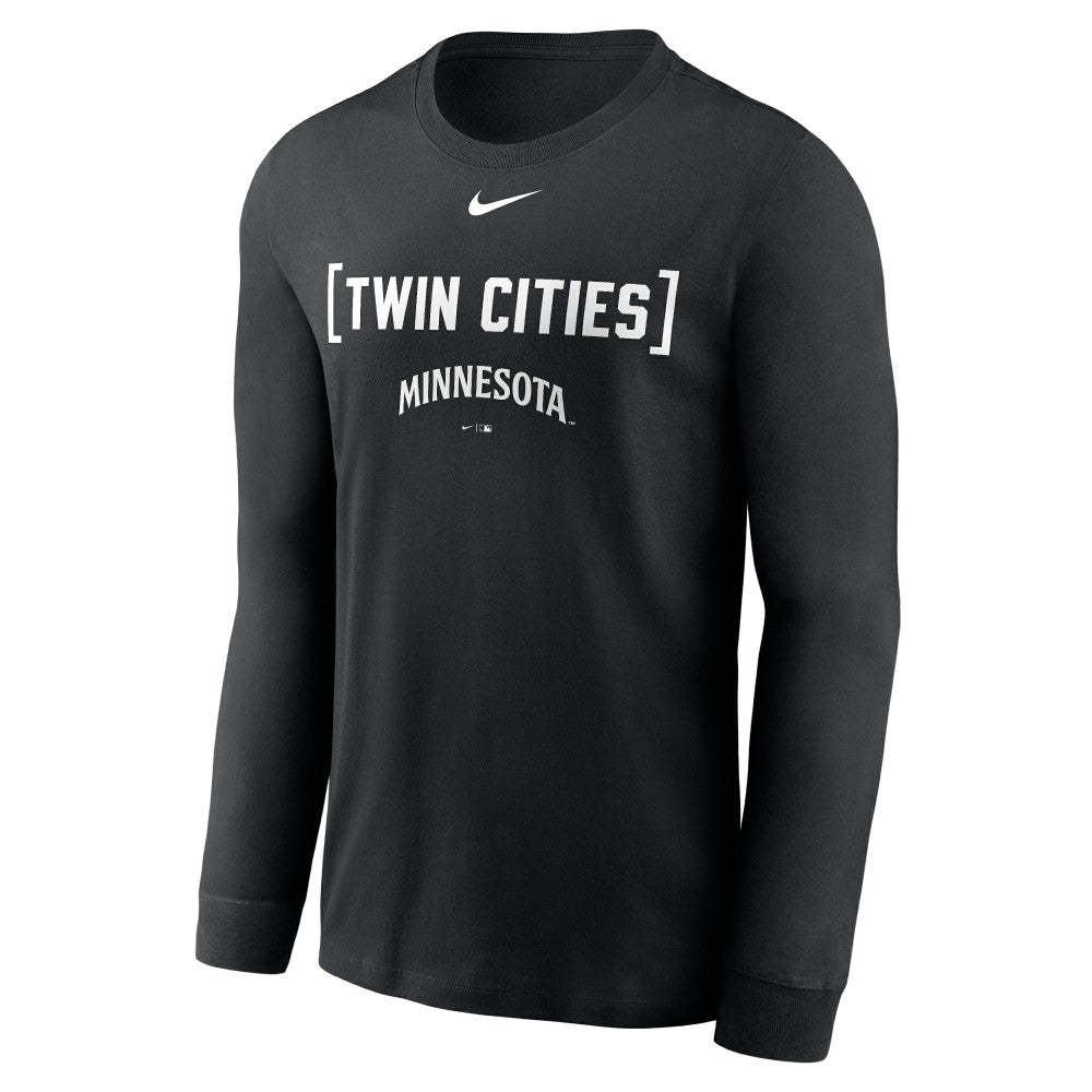 Minnesota Twins Local Nickname Long Sleeve T-Shirt Black