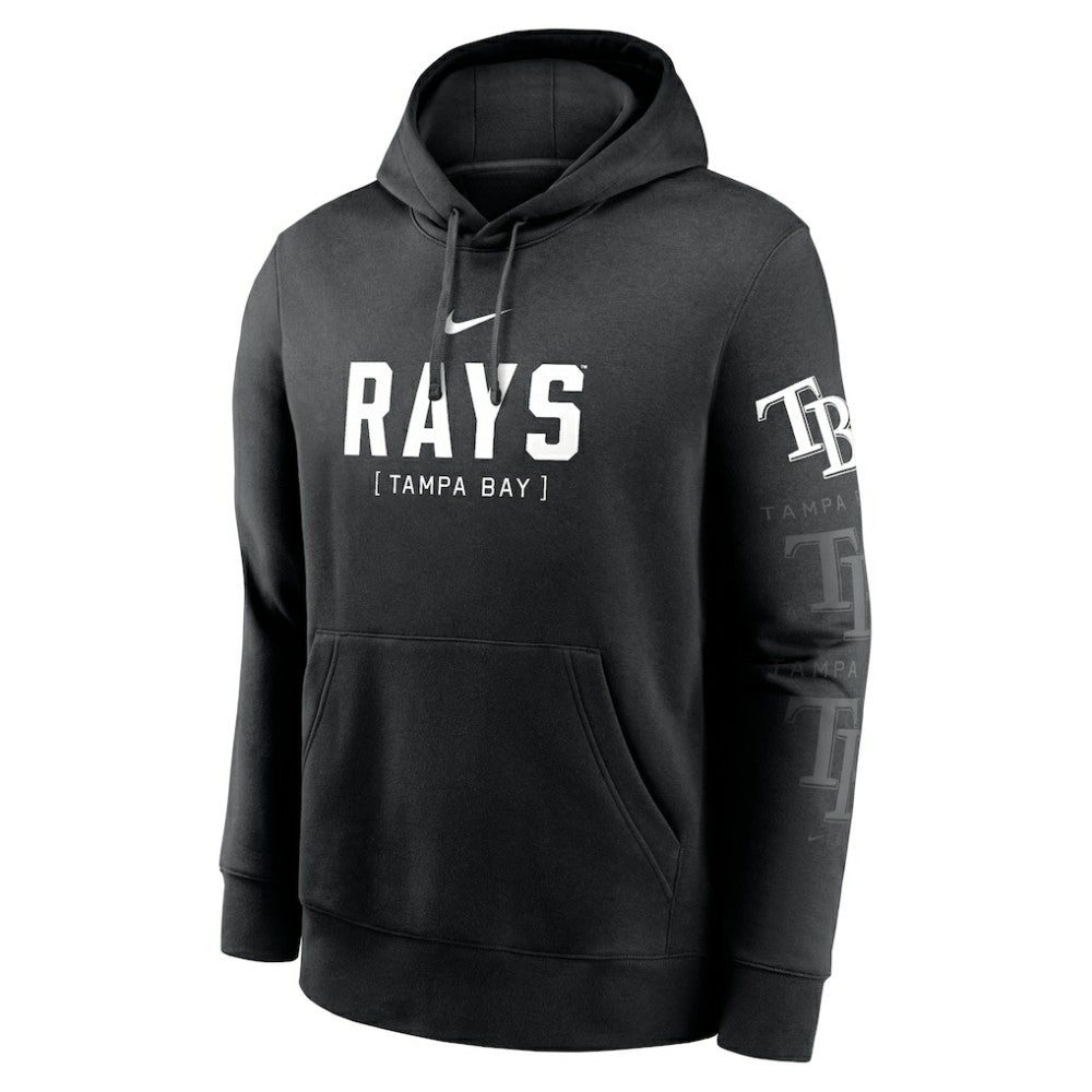 Tampa Bay Rays Fashion Club Pullover Hoodie Black