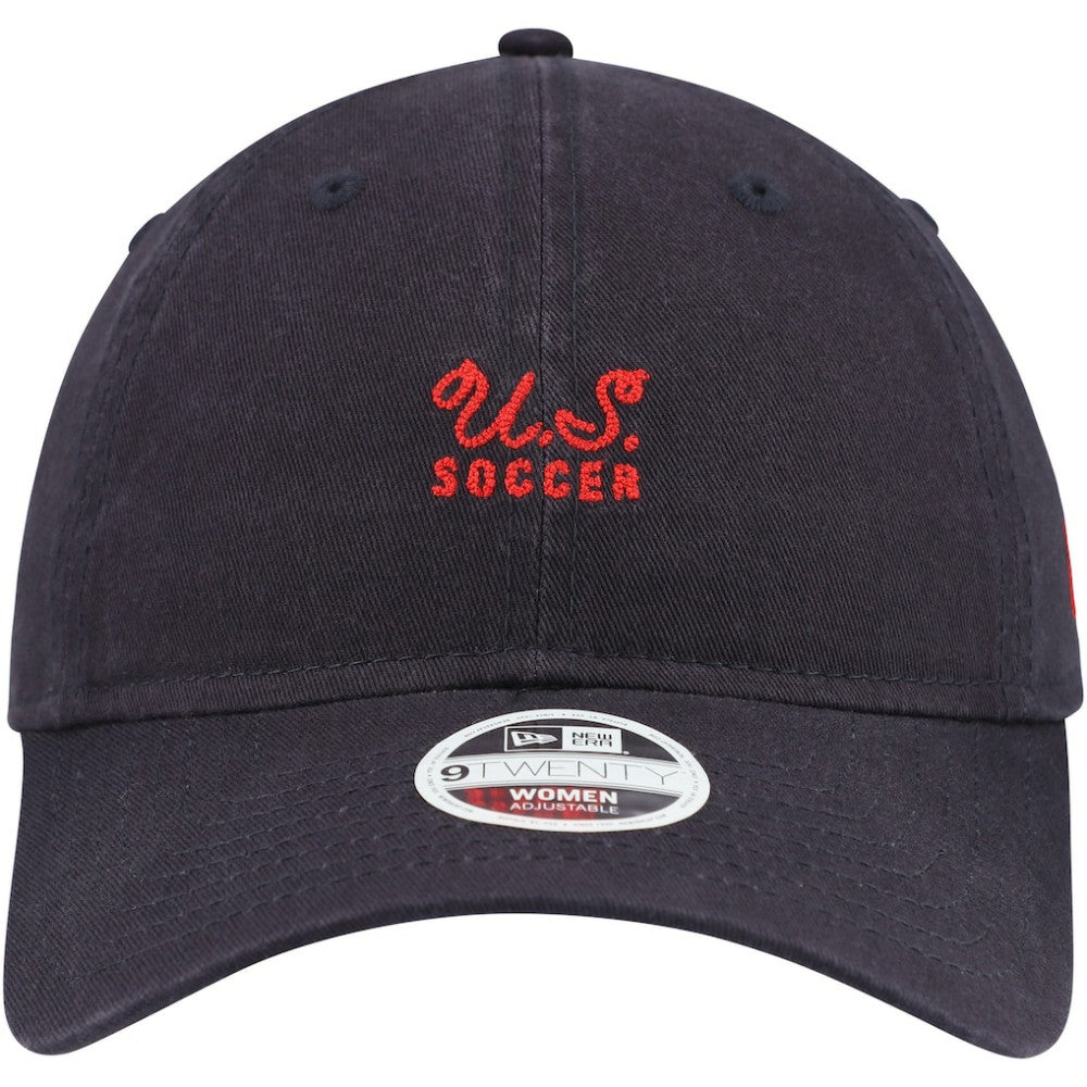 USWNT New Era Women's Throwback 9TWENTY Adjustable Hat - Navy on sale