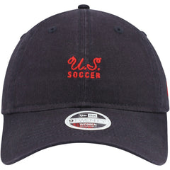 USWNT New Era Women's Throwback 9TWENTY Adjustable Hat - Navy on sale