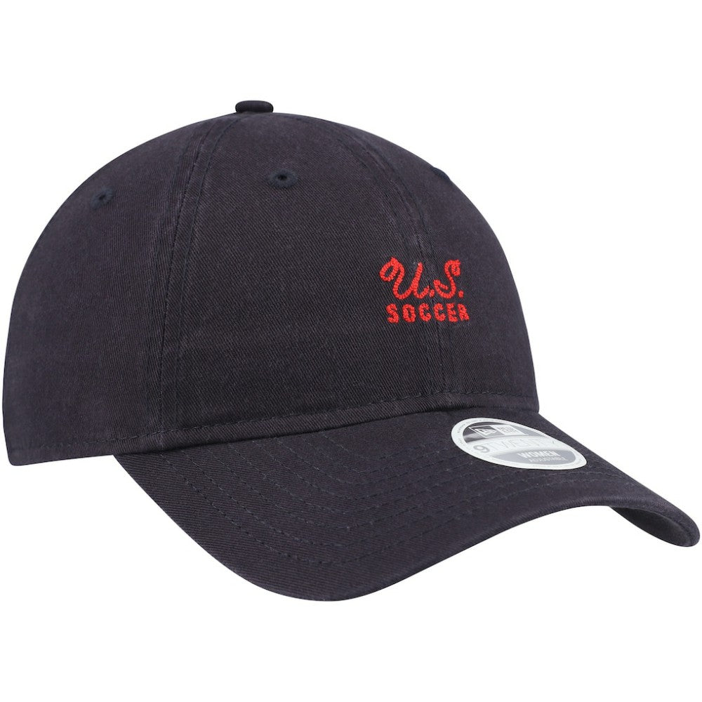 USWNT New Era Women's Throwback 9TWENTY Adjustable Hat - Navy on sale