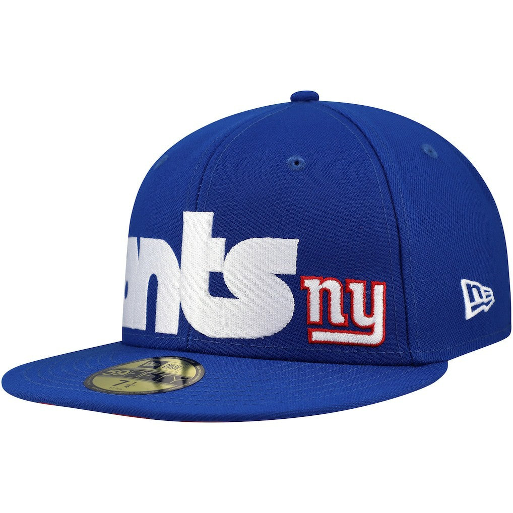 New York Giants New Era Checkered Undervisor 59FIFTY Fitted Hat - Royal cheap