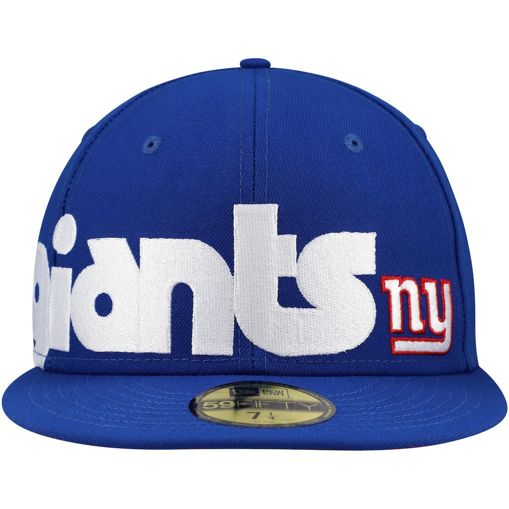 New York Giants New Era Checkered Undervisor 59FIFTY Fitted Hat - Royal cheap