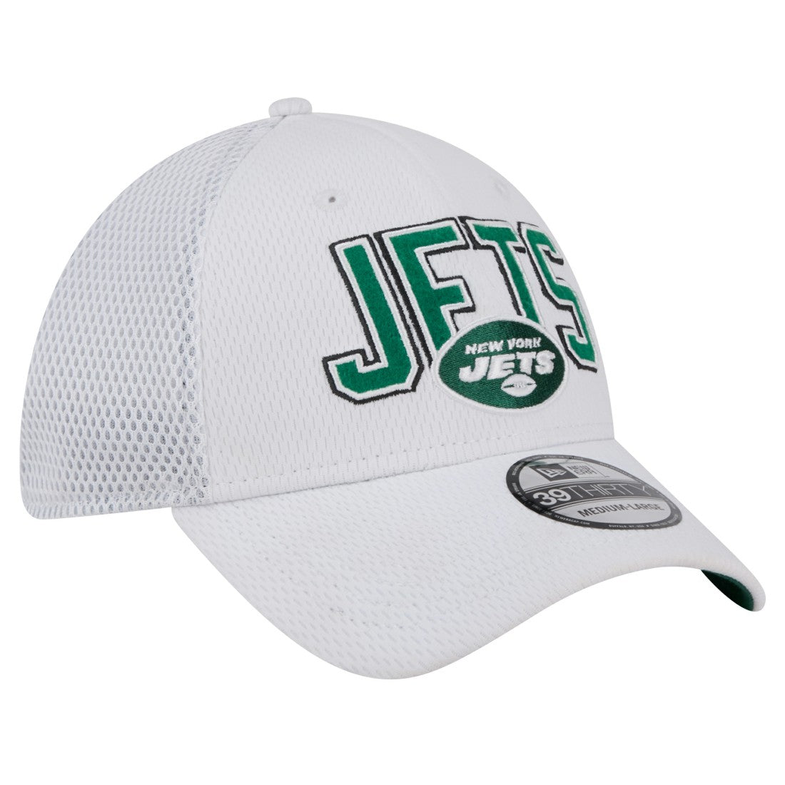 New York Jets New Era Breakers 39THIRTY Flex Hat - White outlet