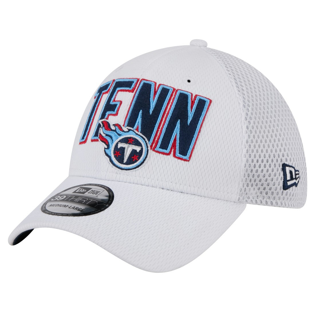 Tennessee Titans New Era Breakers 39THIRTY Flex Hat - White discount