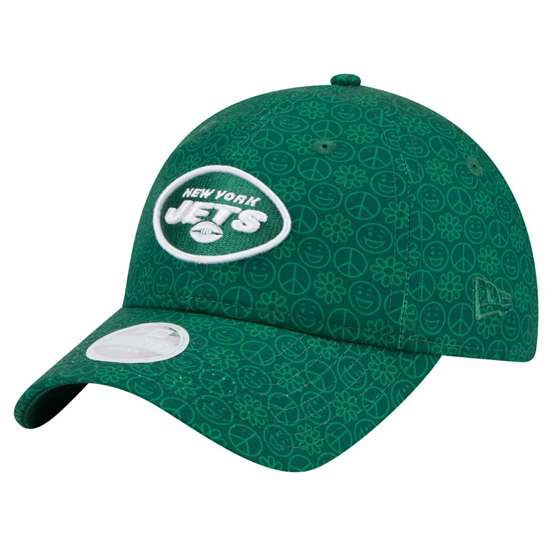 New York Jets New Era Women's Smiley 9TWENTY Adjustable Hat - Green discount