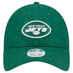 New York Jets New Era Women's Smiley 9TWENTY Adjustable Hat - Green discount