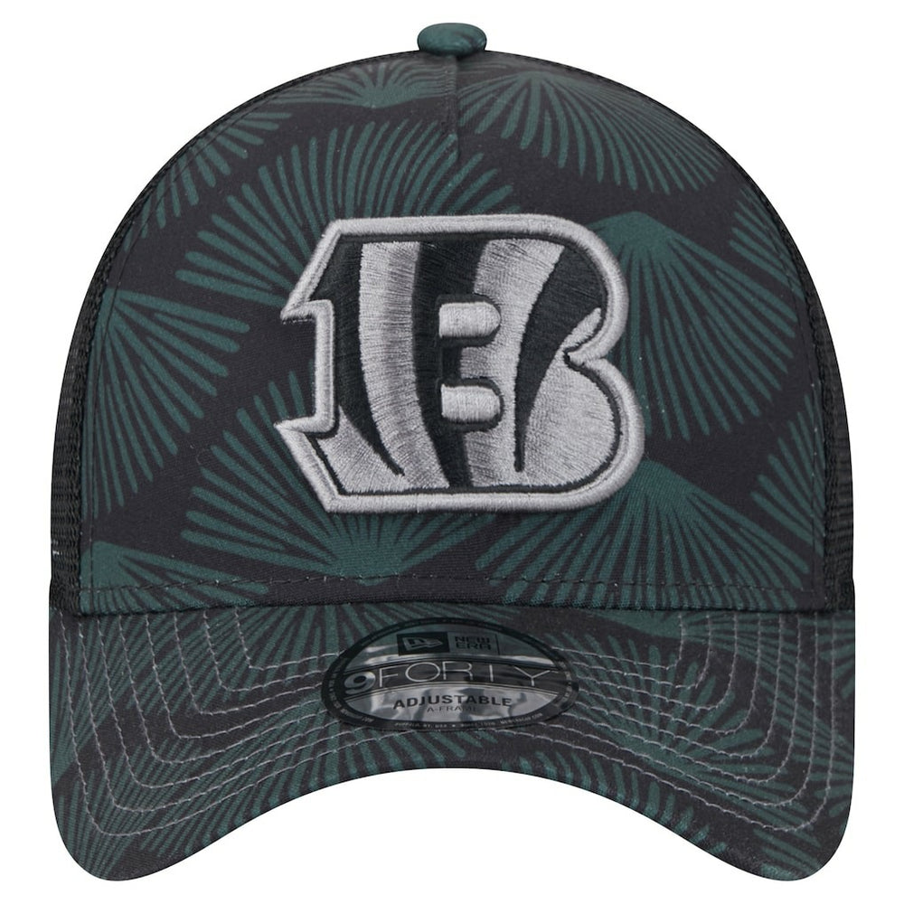 Cincinnati Bengals New Era Agave Trucker 9FORTY Adjustable Hat - Black outlet
