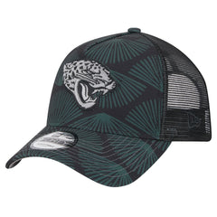 Jacksonville Jaguars New Era Agave Trucker 9FORTY Adjustable Hat - Black cheap