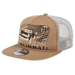 Cincinnati Bengals New Era Meet Me 9FIFTY Snapback Hat - Tan discount