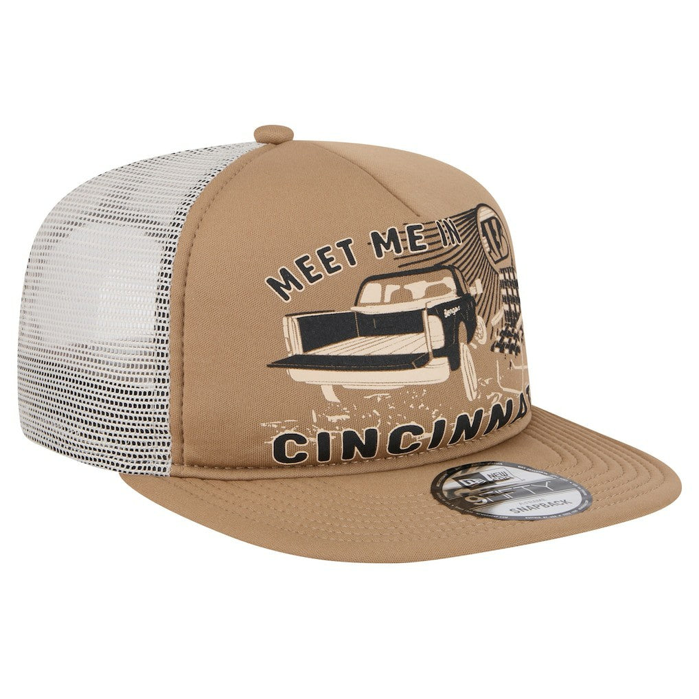 Cincinnati Bengals New Era Meet Me 9FIFTY Snapback Hat - Tan discount