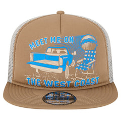 Los Angeles Chargers New Era Meet Me 9FIFTY Snapback Hat - Tan discount