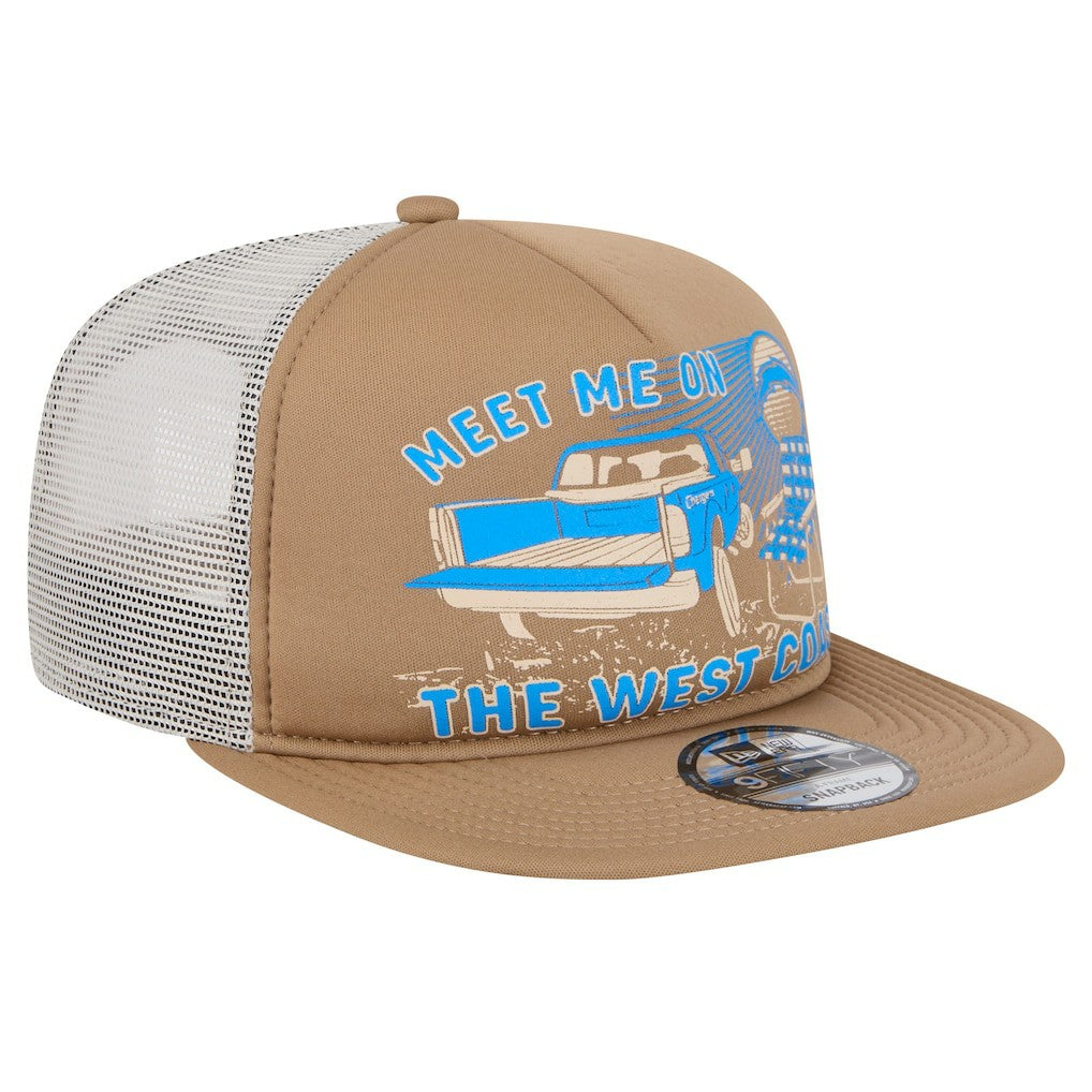 Los Angeles Chargers New Era Meet Me 9FIFTY Snapback Hat - Tan discount