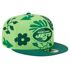 New York Jets New Era Leafy 9FIFTY Snapback Hat - Light Green on sale