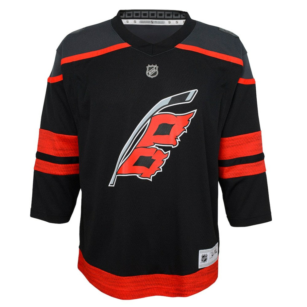 Carolina Hurricanes Youth Home Premier Jersey - Black Jerseys
