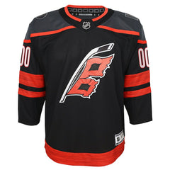 Carolina Hurricanes Youth Home Premier Custom Jersey - Black Jerseys