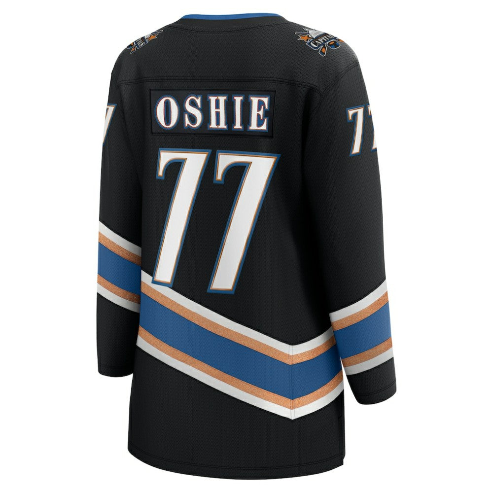 TJ Oshie Washington Capitals Fanatics Women's 50th Anniversary Breakaway Jersey - Black Jerseys