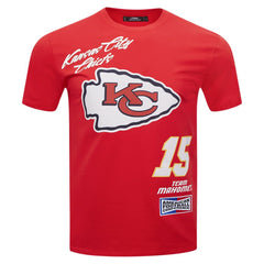 Patrick Mahomes Kansas City Chiefs Pro Standard Fast Lane Name & Number Player T-Shirt - Red on sale