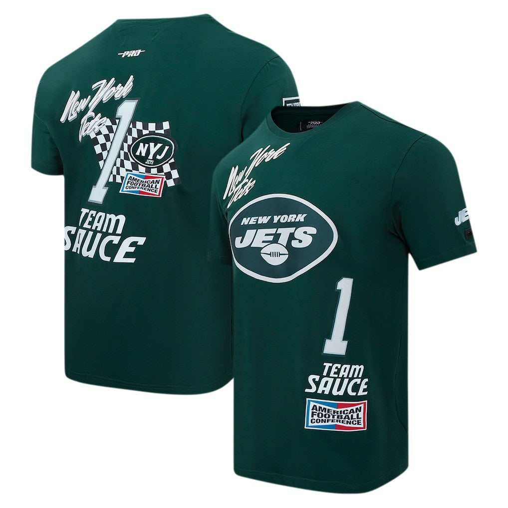 Ahmad Sauce Gardner New York Jets Pro Standard Fast Lane Name & Number Player T-Shirt - Green online
