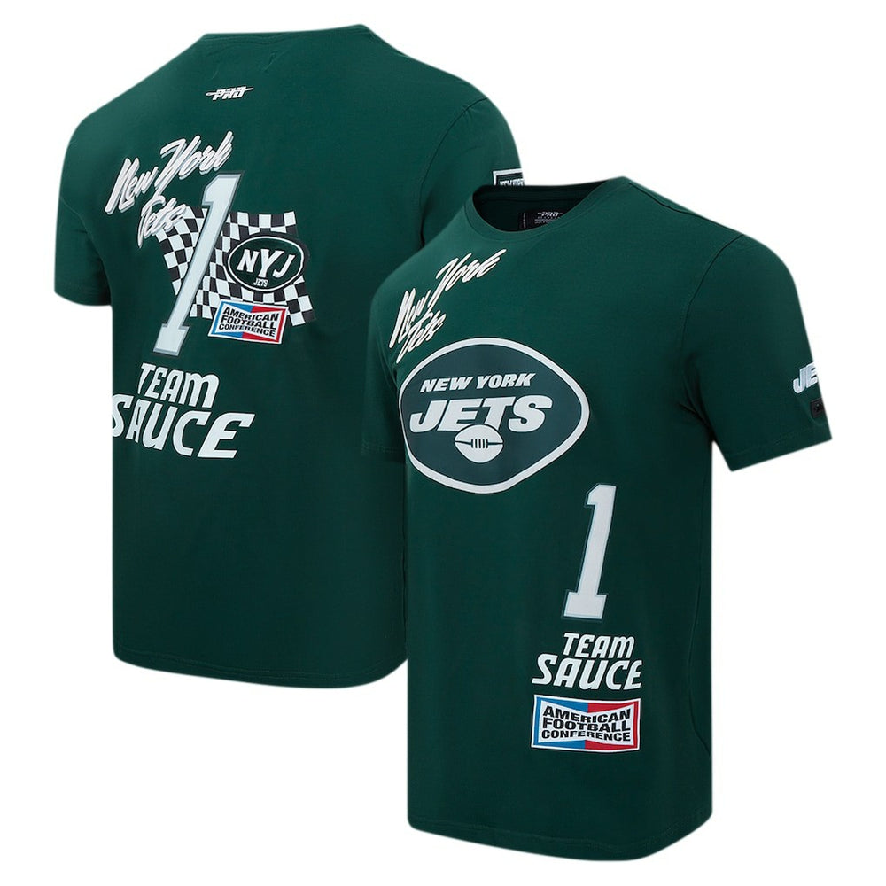 Ahmad Sauce Gardner New York Jets Pro Standard Fast Lane Name & Number Player T-Shirt - Green online