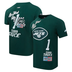 Ahmad Sauce Gardner New York Jets Pro Standard Fast Lane Name & Number Player T-Shirt - Green online