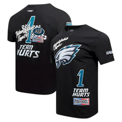 Jalen Hurts Philadelphia Eagles Pro Standard Fast Lane Name & Number Player T-Shirt - Black cheap