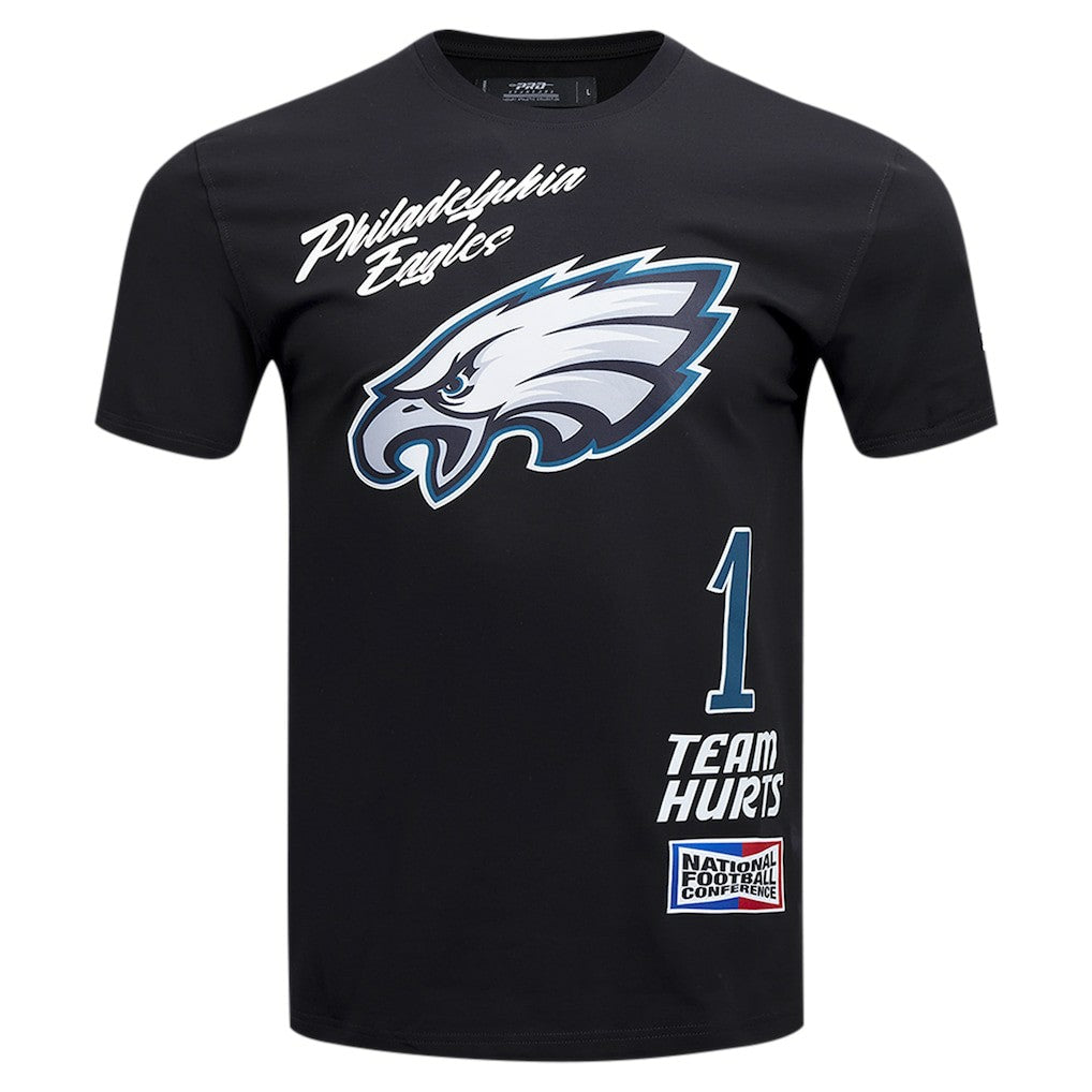 Jalen Hurts Philadelphia Eagles Pro Standard Fast Lane Name & Number Player T-Shirt - Black cheap