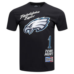 Jalen Hurts Philadelphia Eagles Pro Standard Fast Lane Name & Number Player T-Shirt - Black cheap