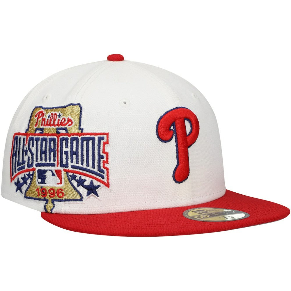 Philadelphia Phillies Major Sidepatch 59FIFTY Fitted Hat White/Red