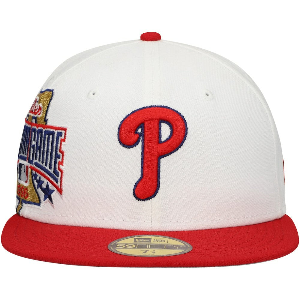 Philadelphia Phillies Major Sidepatch 59FIFTY Fitted Hat White/Red