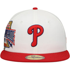 Philadelphia Phillies Major Sidepatch 59FIFTY Fitted Hat White/Red