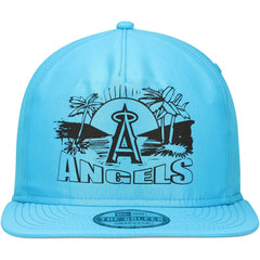 Los Angeles Angels Neon Golfer Snapback Hat Blue