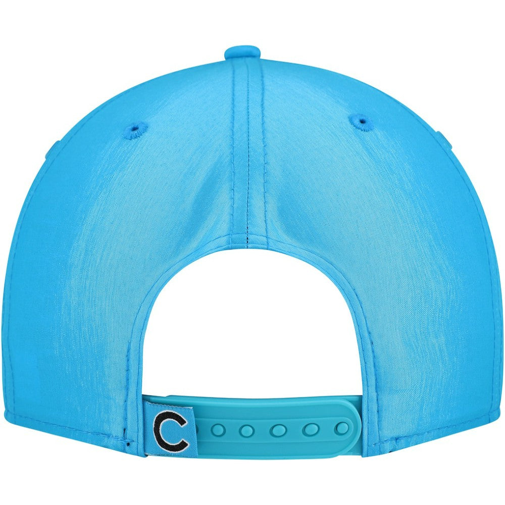 Chicago Cubs Neon Golfer Snapback Hat Blue